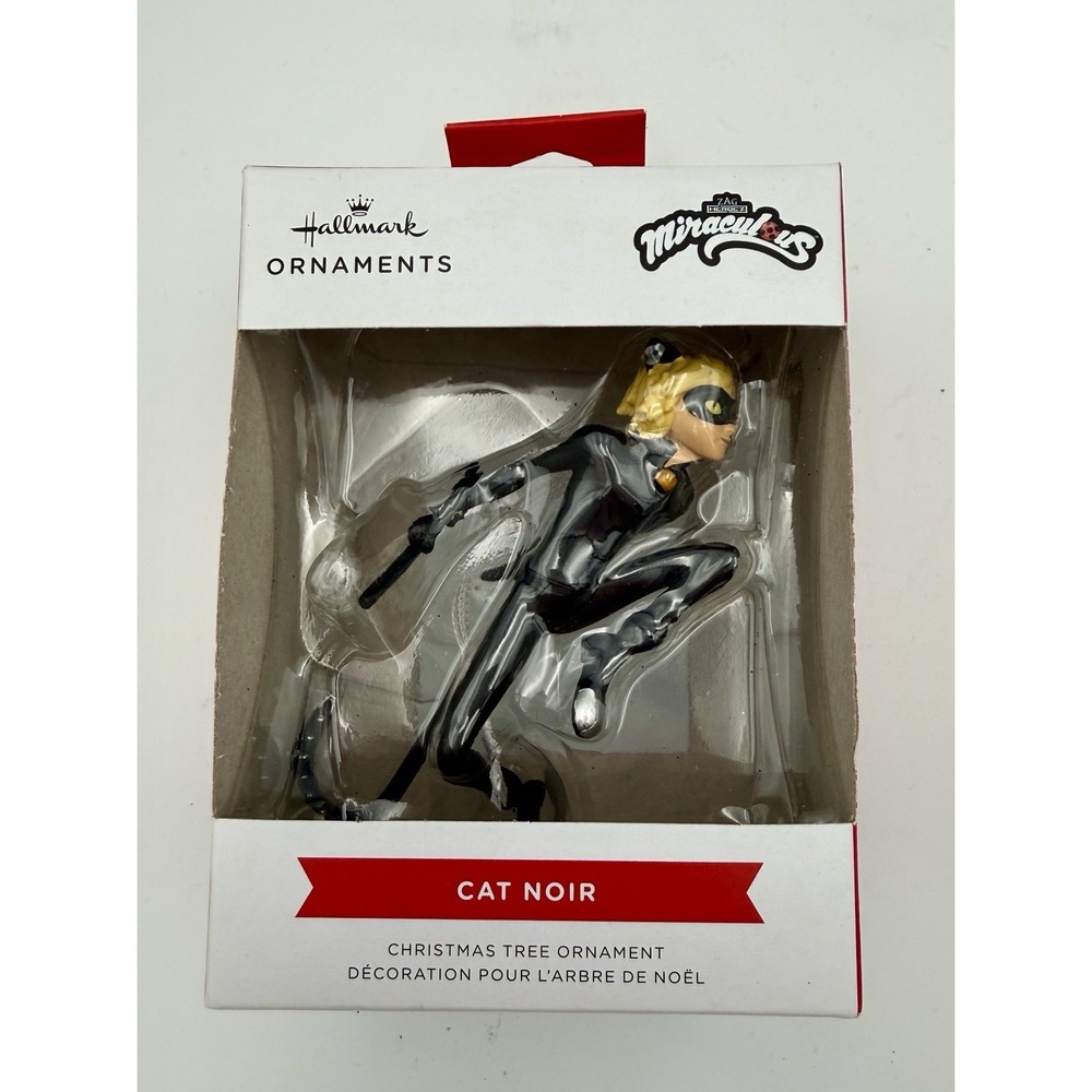 New in Box The Miraculous CAT NOIR 3024 Hallmark Ornament